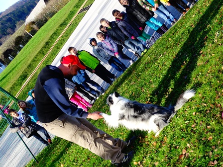 Na obisku veterinar Blaž in psička Pupa